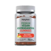 Vitamina Piping Rock Ashwagandha Delicious Tropical 75 Gummies