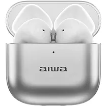 Fone de Ouvido Sem Fio Aiwa AWTWSG6M - Branco/Prata