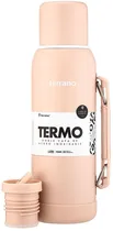 Garrafa Térmica Terrano 1L com Base de Silicone - Rosa