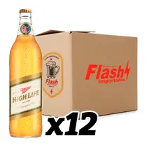 Cerveja Miller High Life Garrafa Caixa com 12X650ML