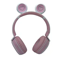 Fone de Ouvido Luo LU-985 Panda Bluetooth/LED/Pink