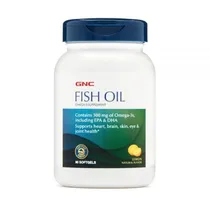 Vitamina GNC Fish Oil Omega 3 300MG 90 Cápsulas