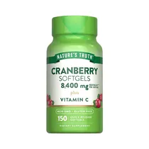 Vitamina Nature's Truth Cranberrry + Vitamin C 8400MG 150 Softgels