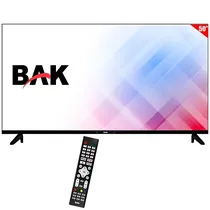 Smart TV LED 50" BAK BK-50S 4K Ultra HD Android/Wi-Fi com Conversor Digital