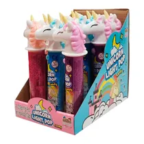 Bala Kidsmania Unicorn Light Pop Caixa 12X11G