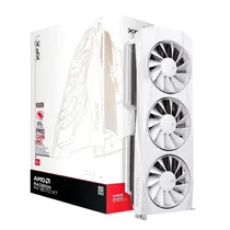 Placa de Vídeo XFX Quicksilver White Gaming Edition AMD Radeon RX-9070 16GB GDDR6 - RX-97TQICKW9