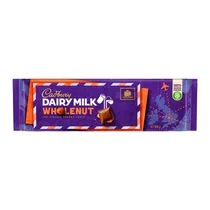 Barra Chocolate Cadbury Dairy Milk Wholenut 300G