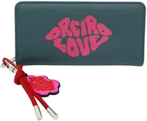 Carteira Las Oreiro 28296 Feminina - Azul Petróleo