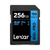 Memoria SD Lexar 800X Pro Blue 150 MB/s C10 256 GB