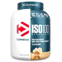 Dymatize ISO100 Whey Protein Hidrolizado e Isolado 2.3KG - Gourmet Vanilla