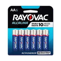 Pilha Rayovac 0620045 Alcalina Especial 4AA + 2AA