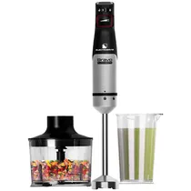 Mixer Electrobras Bravo EBMX-1200 1.200 Watts + Processador de Alimentos 220 - 240V ~ 50/60 HZ- Preto/Prata