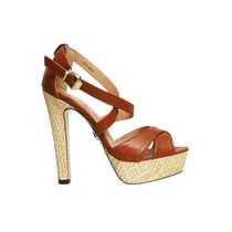 Jlo Sandália Dama Tan 8.5