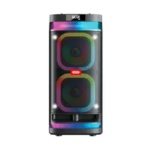 Caixa de Som Xo F58 Bluetooth/ 40W/ 3600MAH/ LED RGB Lights/ com Microfone - Preto