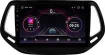 Multimídia Hetzer H-Pro 4G Android 14 Tela de 9" Jeep Compass 2017/18