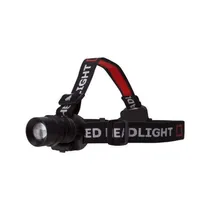 Lanterna LED - de Cabeça - Recarregável - Preto