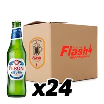 Cerveja Peroni Long Neck Caixa com 24X330ML