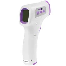 Termômetro Infravermelho Hyundai F02 com Display LCD - Branco/Roxo