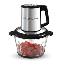 Multiprocessador Eletrico Qylar Tritu Max QY-2013 / 2 Litros / 500W / 220-240V ~ 50/ 60HZ - Inox