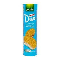Bolacha Gullon Mega Duo Recheio Baunilha 500G