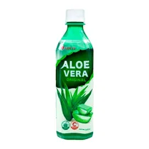 Suco de Uva Verde Lotte com Aloe Vera Garrafa 500ML