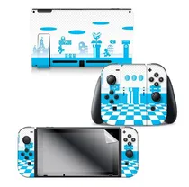 Adesivo para Nintendo Switch Super Mario Mushroom Kingdom 022569 com 2 Adesivos