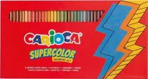 Lapis de Cor Carioca Supercolor Kit Drawing Set - 43395 (40 Cores)