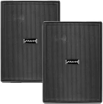 Caixa Acústica Passiva Frahm PS200 New 30RMS Black com Suporte (Par)