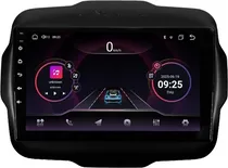 Multimídia Hetzer H-Pro 4G Android 14 Tela de 9" Jeep Renegade 2015/20