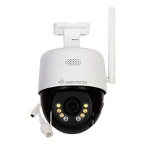 Camera de Segurança Visionbras Dome WD30-FC / Wifi / 3MP / Microfone / IP66 / Suporte Onvif / Detecção Humana / Visao Noturna / App Guard Live - Branco