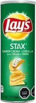 Batata Lay´s Stax Creme e Cebola - 134G