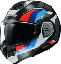 Capacete para Moto LS2 Advant FF906 - Tamaño M (57-58) - Preto/Vermelho