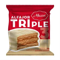 Mazzei Alfajor Triple Blanco 65G
