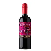 Santa Carolina Vino Reservado Tinto Suave 750ML Con 14% Alc