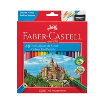 Ecolápices de Color Faber Castell 120148EX + Sacapuntas 48 Unidades