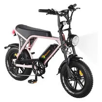 Bicicleta Bike Eletrica Bluhan V8 Mini / 25KM/ H / 250W / 36V - Rosa