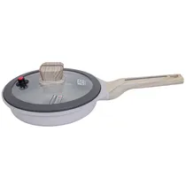 Frigideira de Indução Jio Antiaderente 20 CM Creme