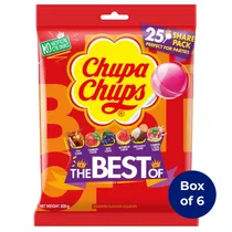 Chupa Chups Lolli Pops Bag Straw 300GR