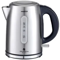 Electrobras Hervidora Electrica Premium EBJE-03 1.2L 2200W 220V 50/60HZ Plata