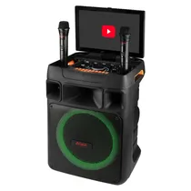 Caixa de Som Ninja NJ-1214 TV - 60W - Bluetooth - com 2 Microfones - 12" - Preto