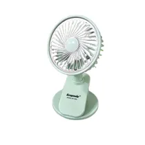 Ventilador Portátil Ecopower EP-V302 1,5W/3,7V/5V/Recarregável - Turquesa