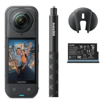 Câmera de Ação INSTA360 X5 Cinsaaha Starter Bundle - 72MP - 8K - À Prova D'Água - Preto