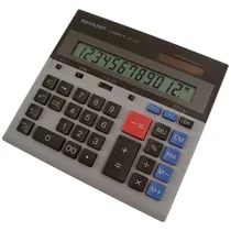 Calculadora Comercial Sharp QS-2130 de 12 Dígitos - Cinza
