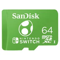 Cartão Microsd 64GB Sandisk Nintendo SDSQXAO-064G-GN6ZN 100MB/ s / Clase 10 / U3 / Uhs-I