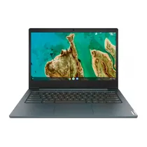 Notebook Lenovo Ideapad 3 CB 14IGL05 (82C1002AUS), Intel Celeron N4020 1.10HZ (2.0GHZ), 4GB Ram, 64GB Emmc, Tela 14" HD (1366 X 768), Chromeos, Inglês, Abyss Azul