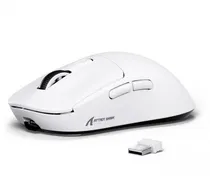 Mouse Gamer Sem Fio Attack Shark X3 PAW-3395 Trimodo USB-C BT 2.4GHZ White