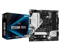 Placa Mãe Asrock B550M PRO4 Socket AM4 DDR4 HDMI DP VGA