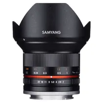 Lente Samyang Fuji MF CSC 12MM F2.0 X-Mount Aps-C