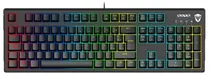 Teclado Gaming Satellite Mechanical K62 RGB/USB - Preto (Espanhol - com Fio)