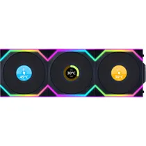 Kit de Coolers Lian Li Uni Fan SL Wireless Reverse 120 Argb - Preto